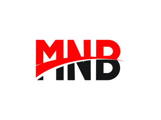 MNB Letter Initial Logo Design Vector Illustration