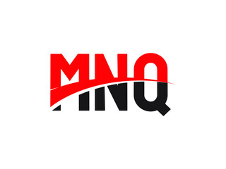 MNQ Letter Initial Logo Design Vector Illustration