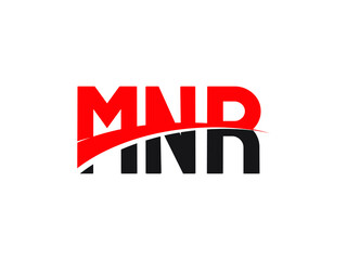 MNR Letter Initial Logo Design Vector Illustration