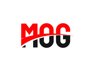 MOG Letter Initial Logo Design Vector Illustration