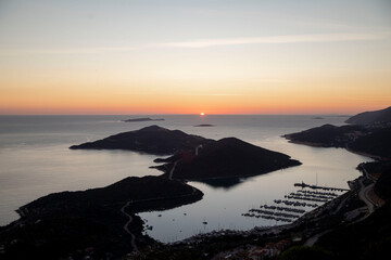 series of islands on the coast of Kas, Turkey