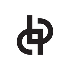 Letter AB BA logo template