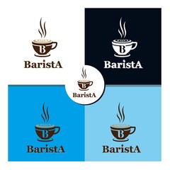 coffee logo design vector illustration
