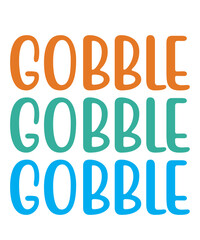 Gobble til you wobble Svg Cut File Bundle, Halloween SVG, Pumpkin Patch, Fall Shirt SVG, Autumn Cut File, Halloween SVG for Cricut