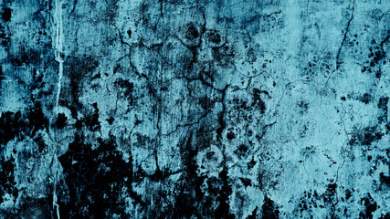 blue black texture background of distressed wall concrete