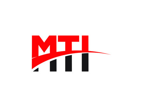 MTI Letter Initial Logo Design Vector Illustration