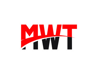 MWT Letter Initial Logo Design Vector Illustration
