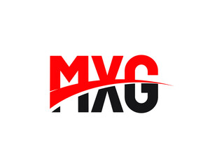 MXG Letter Initial Logo Design Vector Illustration