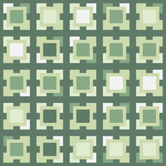Abstract geometric pattern of squares. Seamless mosaic and tile. Vector illustration