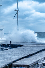 폭풍우가 치는 바다