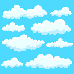 seamless pattern with clouds