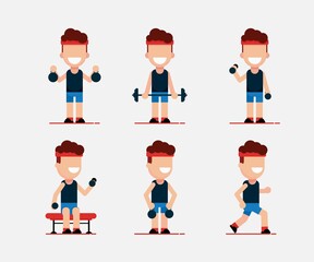 gym sport little boy bundle