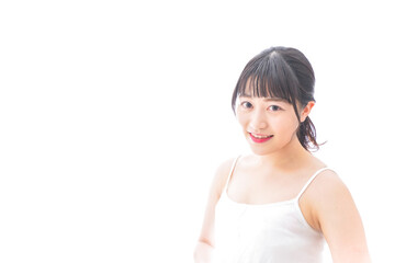 若い女性のポートレート