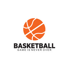 Basketball game sport club logo design