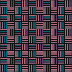 Abstract geometric pattern of squares. Seamless mosaic and tile. Vector illustration