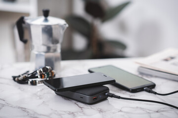 Charging the smartphone