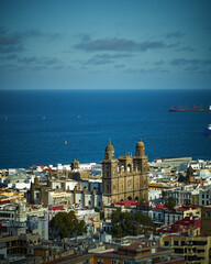 Las Palmas de Gran Canaria city view.