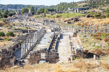 Obraz premium Perge Ancient City in Antalya Province