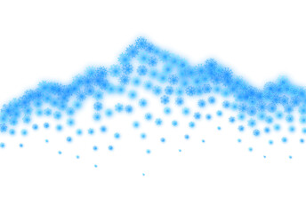 Winter background with snowstorm and sprayed snowflakes for New Years Eve holidays or abstract Christmas greeting card