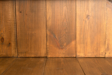 Brown wooden background horizontal