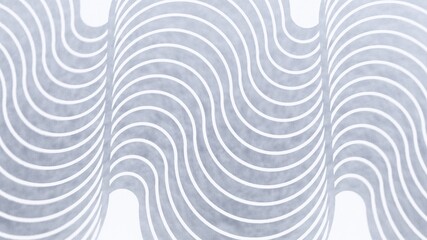 Fototapeta na wymiar 3d rendering gray waves geometric pattern in design