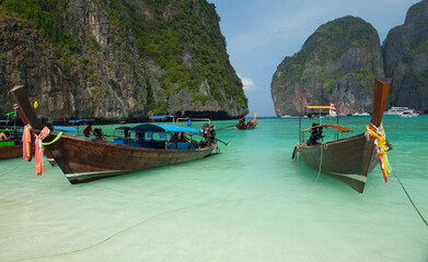 Naklejka na ściany i meble Travel to Thailand. Phi Phi Island
