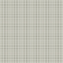 Vector woven cotton effect seamless pattern background. Dense plaid weave grid backdrop. Repeat gingham mid century fabric style. Neutral color faux burlap cloth all over print. Grey brown texture