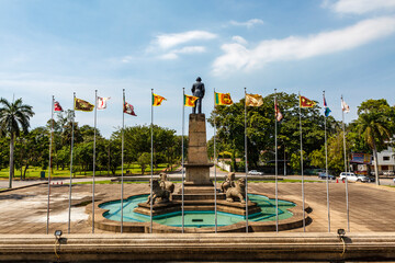 Fototapeta premium Independence Square and the national monument in Colombo, capital of Sri Lanka, Asia