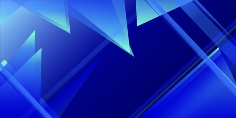 Abstract Blue Background with Lines