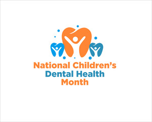 national children's dental health month logo designs
