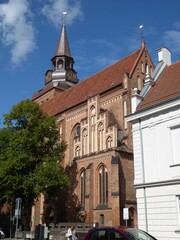 Fototapeta na wymiar Parish Church of St. Marien in Guestrow, Mecklenburg-Western Pomerania, Germany