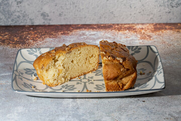 Delicious sweet cake for breakfast or snack