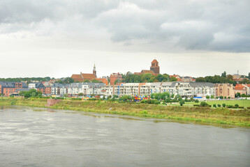 Panorama miasta Tczew - obrazy, fototapety, plakaty