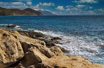 Rocky sea coast