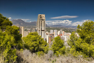 Viev on Benidorm,Spain