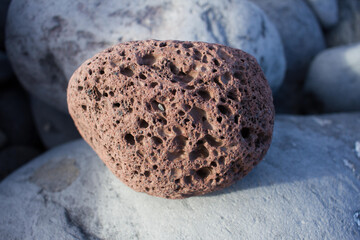 lava rock close up