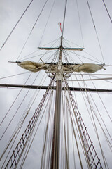 mast of a sailing ship