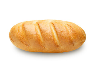 Fresh bread isolated on white background