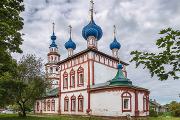 Fototapeta na wymiar Temple of the Korsun Icon of the Mother of God, Uglich, Russia