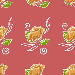 Pattern roses