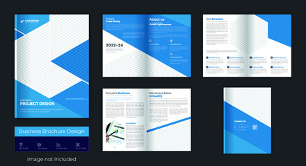 Corporate Business Brochure Design Template, 8 Page brochure, company profile