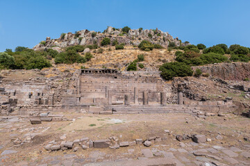 Assos, ancient Greek archeological site, today located in  Behramkale, Turkey. Assos is famous for...