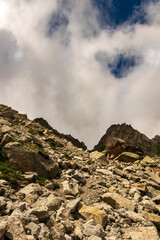 Fenêtre d'Arpette, a high alpine pass along Walker's Haute Route as well as Tour de Mont Blanc, two long distance hiking routes in Swiss Alps.