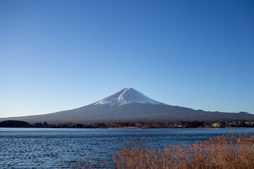 Mt. Fuji in the early morning