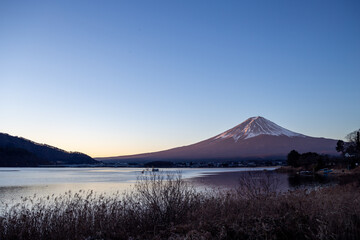 Fototapeta na wymiar Mt. Fuji in the early morning