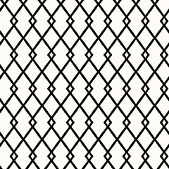 Black and white traditional berber carpet pattern repeat. Hand drawn seamless vector illustration print design. Great for home wear, carpets and ethnic boho projects. Surface pattern design.