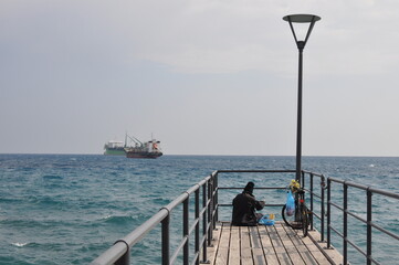 The beautiful Limassol Enaerios Beach Limassol in Cyprus
