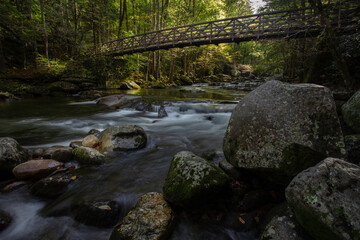 Bridge over Big Creek in the Great Smoky Mountains National Park