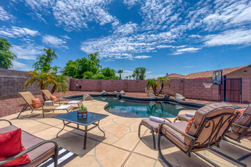 Backyard pool 