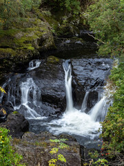 Fototapeta na wymiar Cyfyng Falls on the Afon Llugwy in Wales